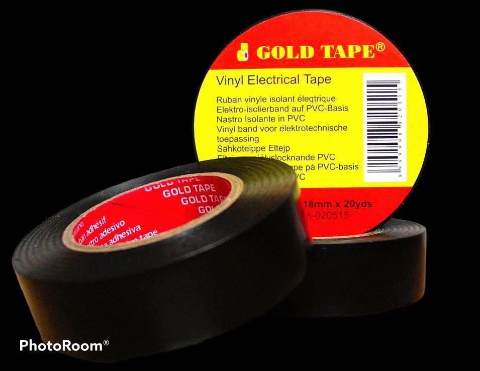ม้วนเทปพันสายไฟ Gold Tape