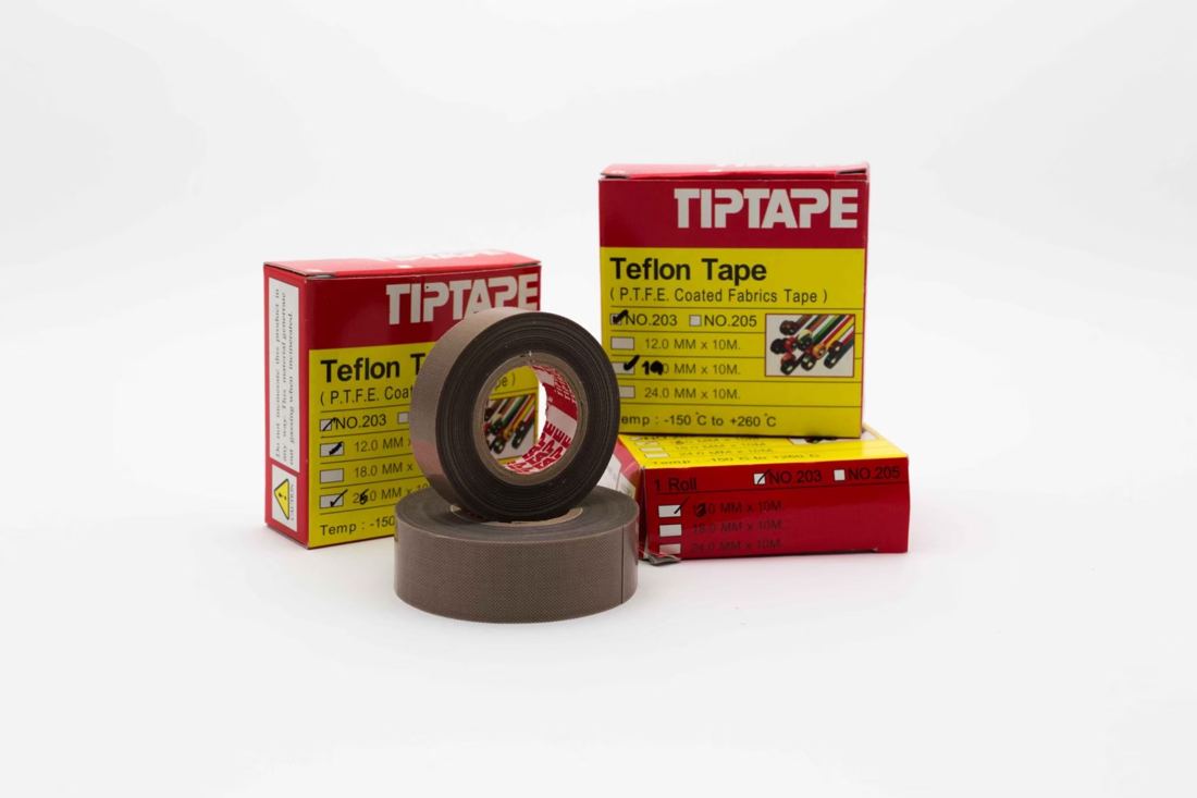 กล่องและม้วนเทปทนความร้อน TIPTAPE Teflon Tape